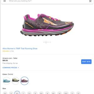 10.5 Altra Woman’s TIMP Trail Running Shoe